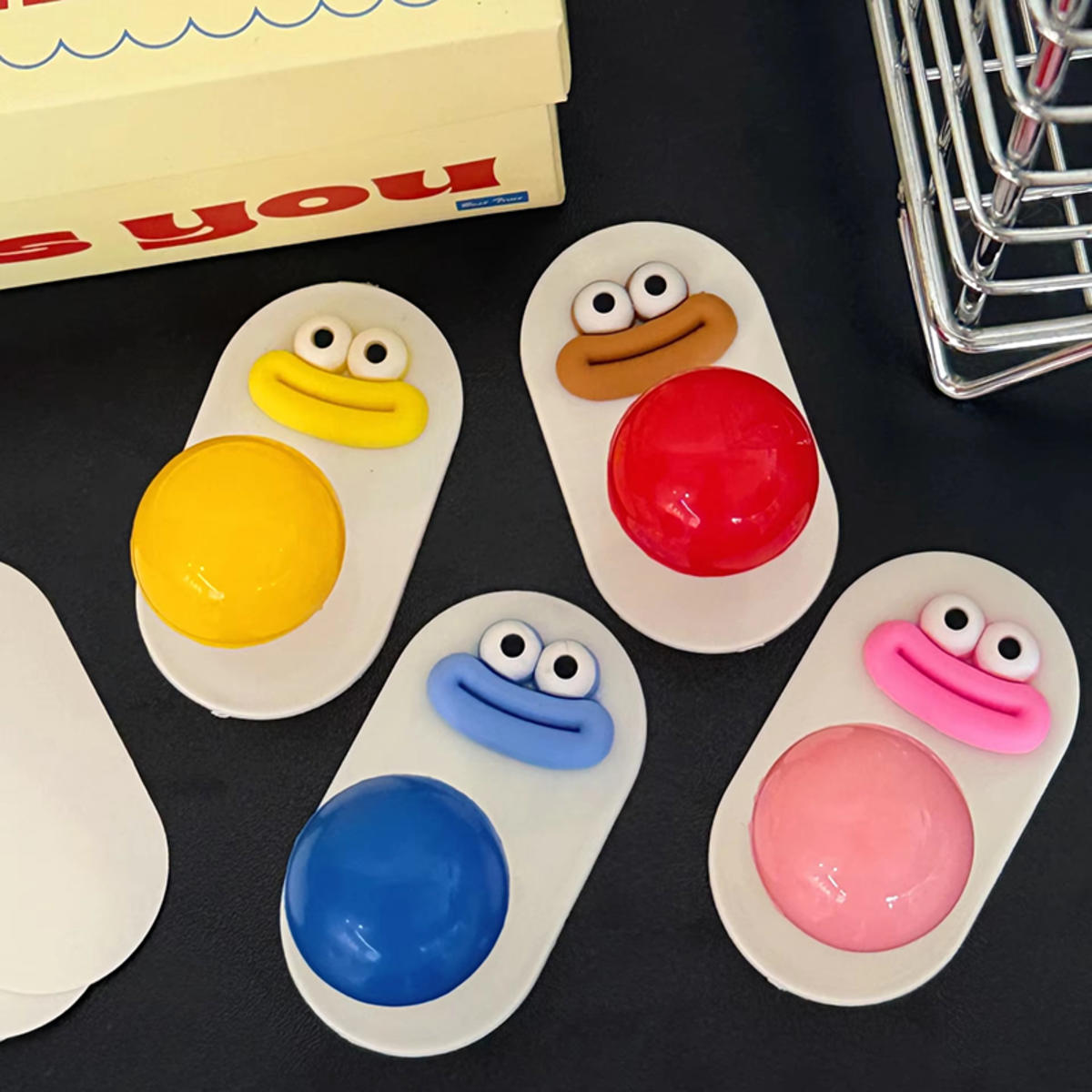 

Durable Punch-Free Dopamine Adhesive Hooks Wall Mount Heavy Duty Hanger Hook Home Storage Accessories Room Door Coat Hooks one size