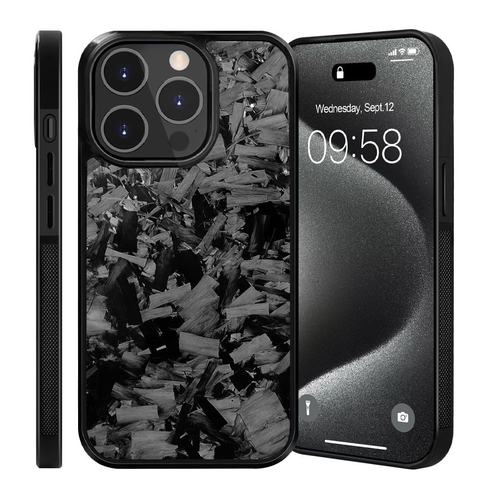 New Magsafe Cases for iPhone 15 Pro Max Real Forged Carbon Fiber for iPhone 16 13 14 12 11 14Plus 13Pro 11Promax Anti-fall Case