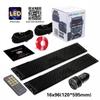 2pcs LED Soft Foldable Remote Control Truck Devil Eye Bluetooth App DIY Matrix Pixel Panel Light Windshield Graffiti Scrolling