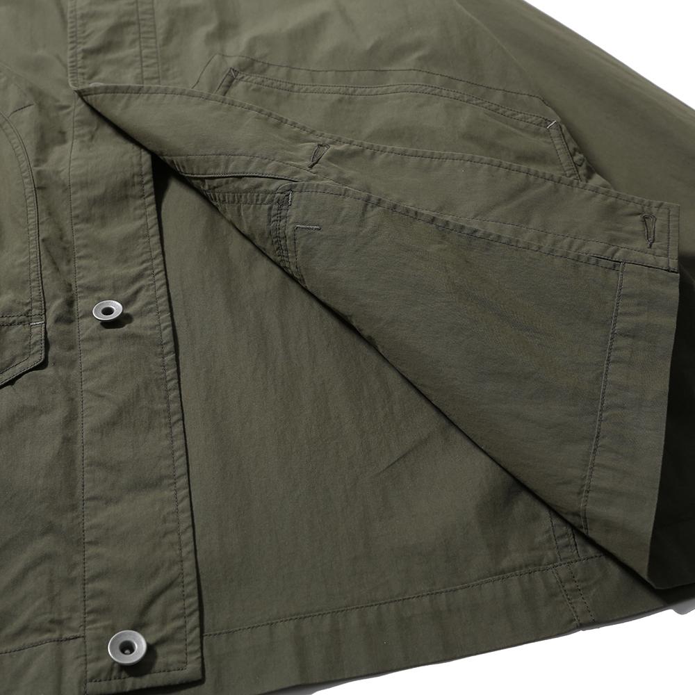 Moif [Ss25] Over Work Jacket / Light Olive