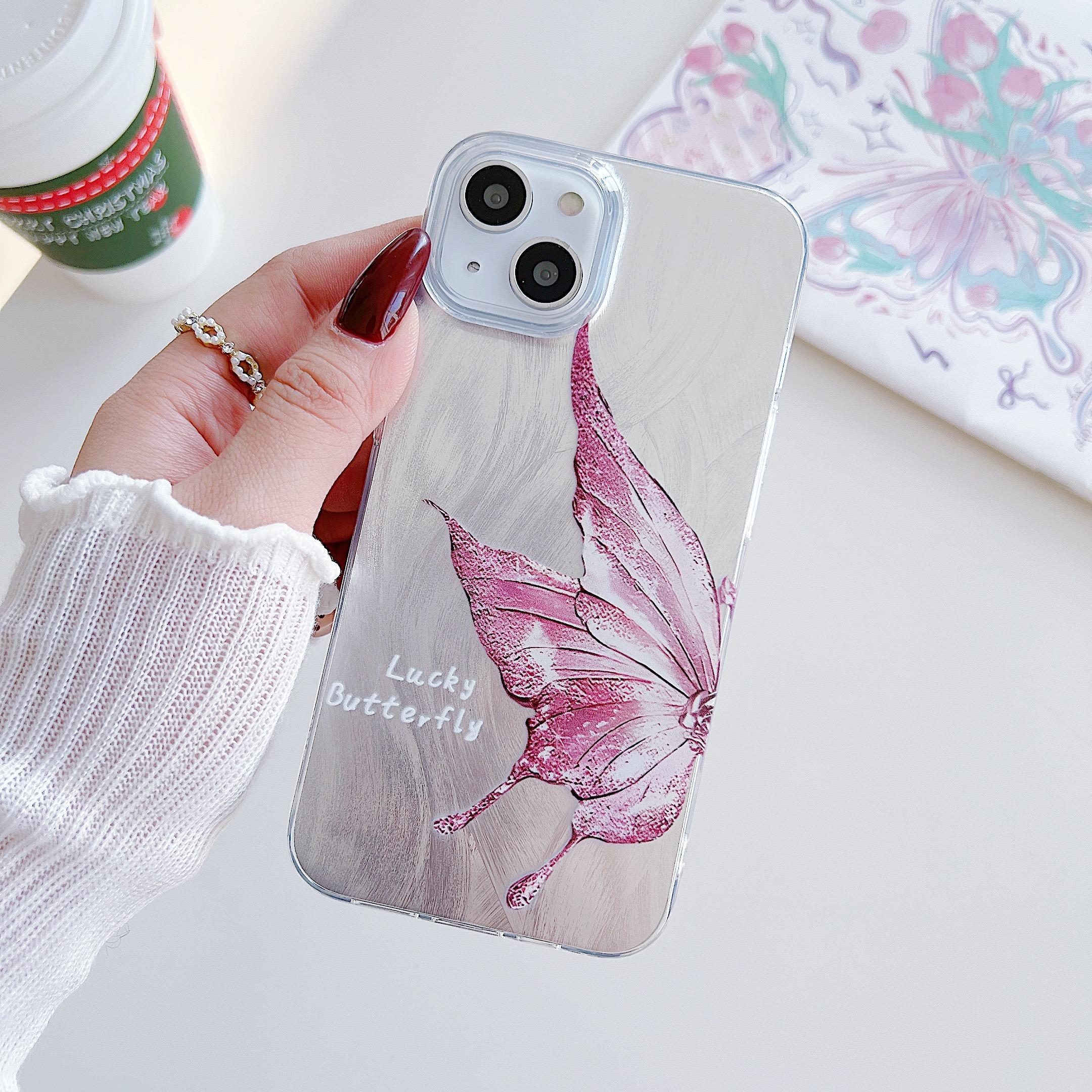 

Силиконовый чехол с лазерной бабочкой для Xiaomi Redmi Note 12 11 Samsung A54 A24 A14 Oppo A78 A58 A38 Tecno Spark 10 Pro Funda Painted Cover Soft TPU Bumper Oppo Reno 13 Pro (5G)