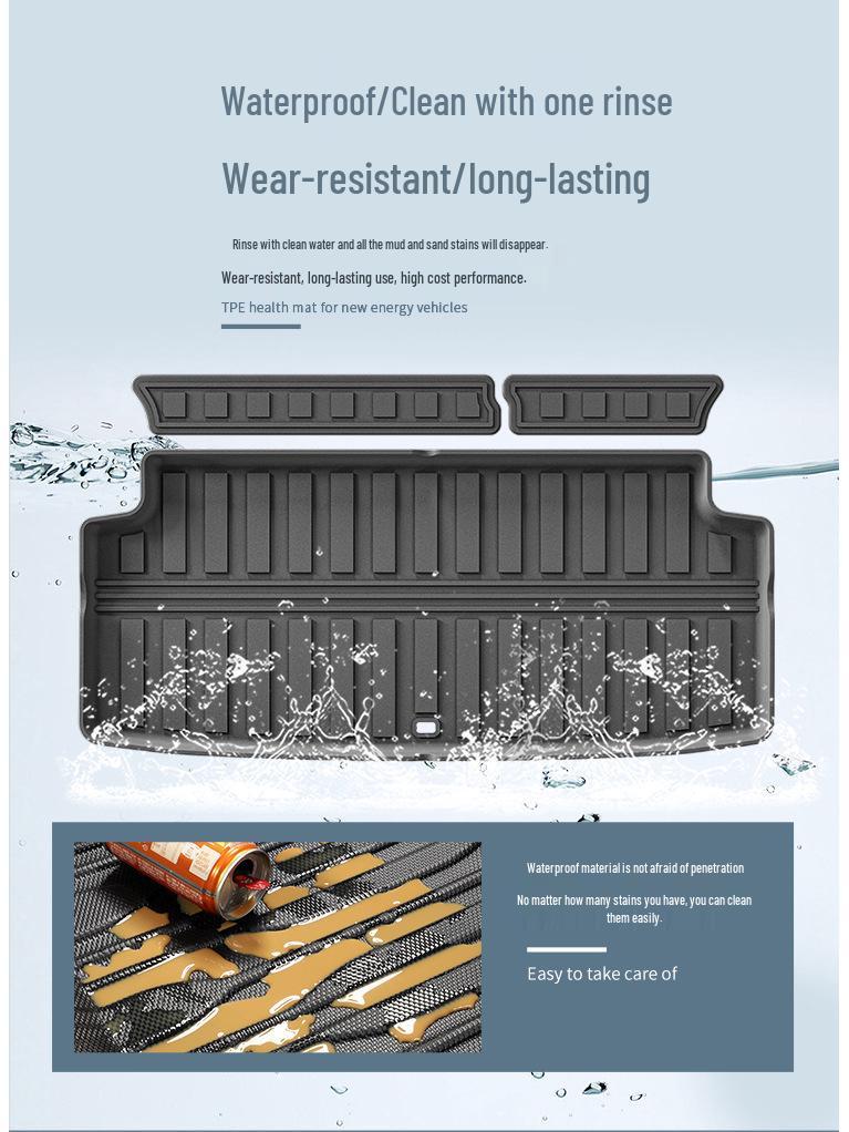 TPE All-Weather Trunk & Seat Back Mat for 25 Lantu Dreamer Models