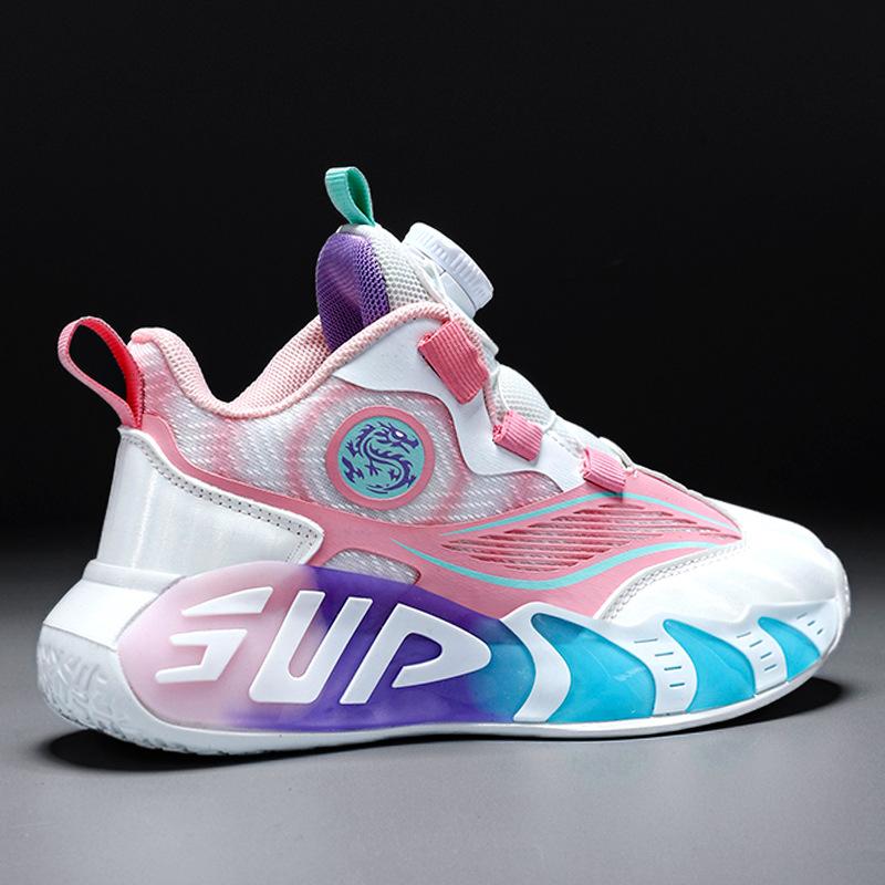 Zapatos de niña 2025 primavera nuevos zapatos de baloncesto profesionales para niños zapatos de running para niña niños medianos y mayores deportivos transpirables primavera