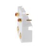 Hypoallergenic Surgical Stainless Steel 3/5mm Cubic Zirconia Jewelry Earrings