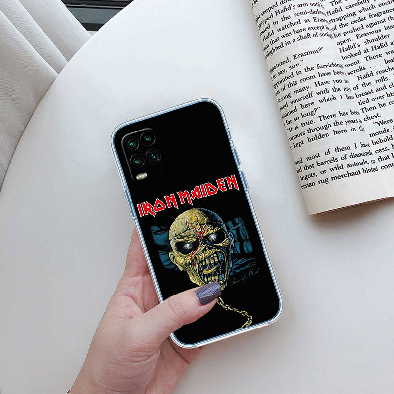 JO32 Iron M-Rock Maiden Phone Case for Motorola E22S E7 G6 G7 G8 G9 Plus Power Play G10 G20 G04 E30 E40 E22 E20 E13 G22 G23 G Stylus Play