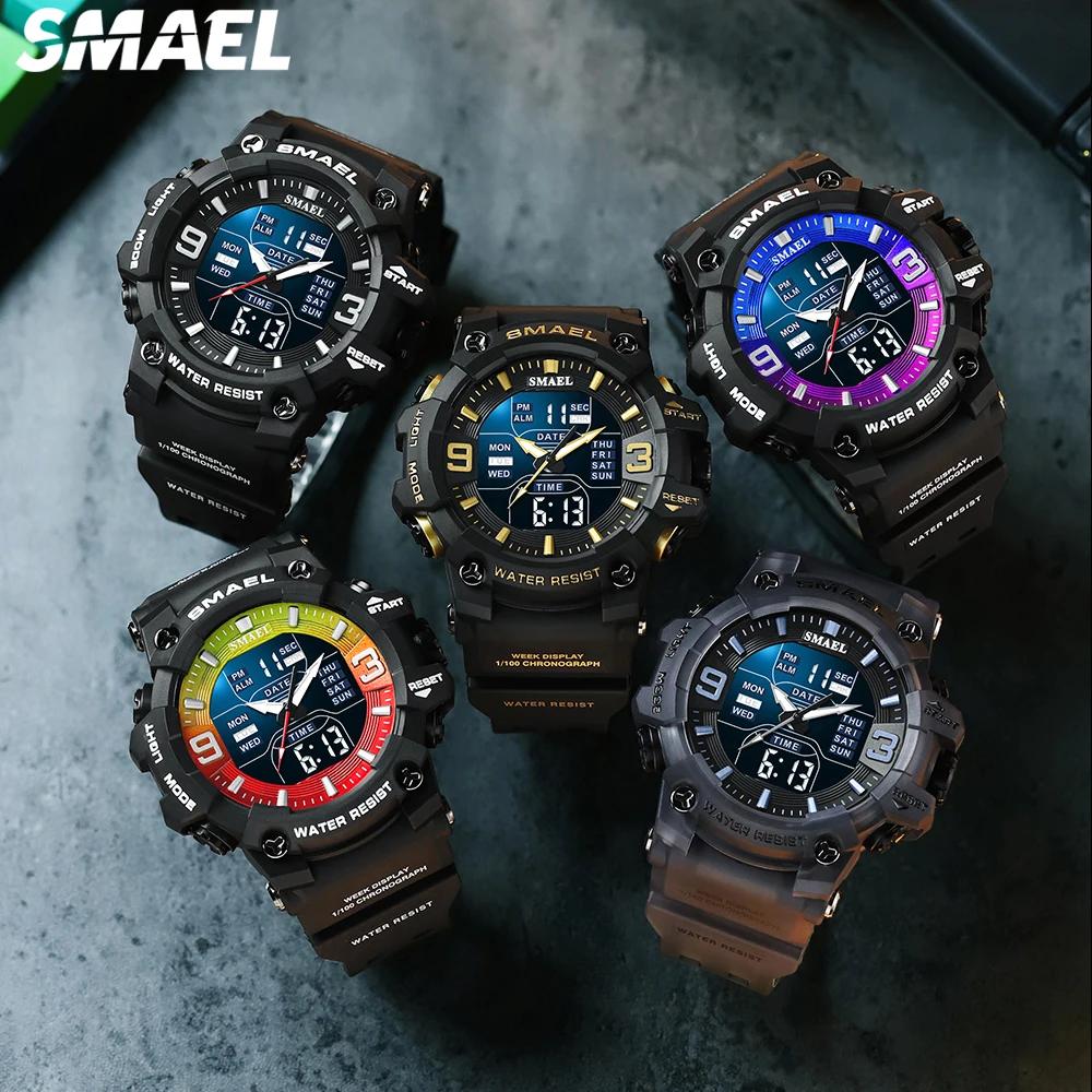 SMAEL Sports Waterproof Electronic Watch Student Watch 8049 Men's Watch Multi functional