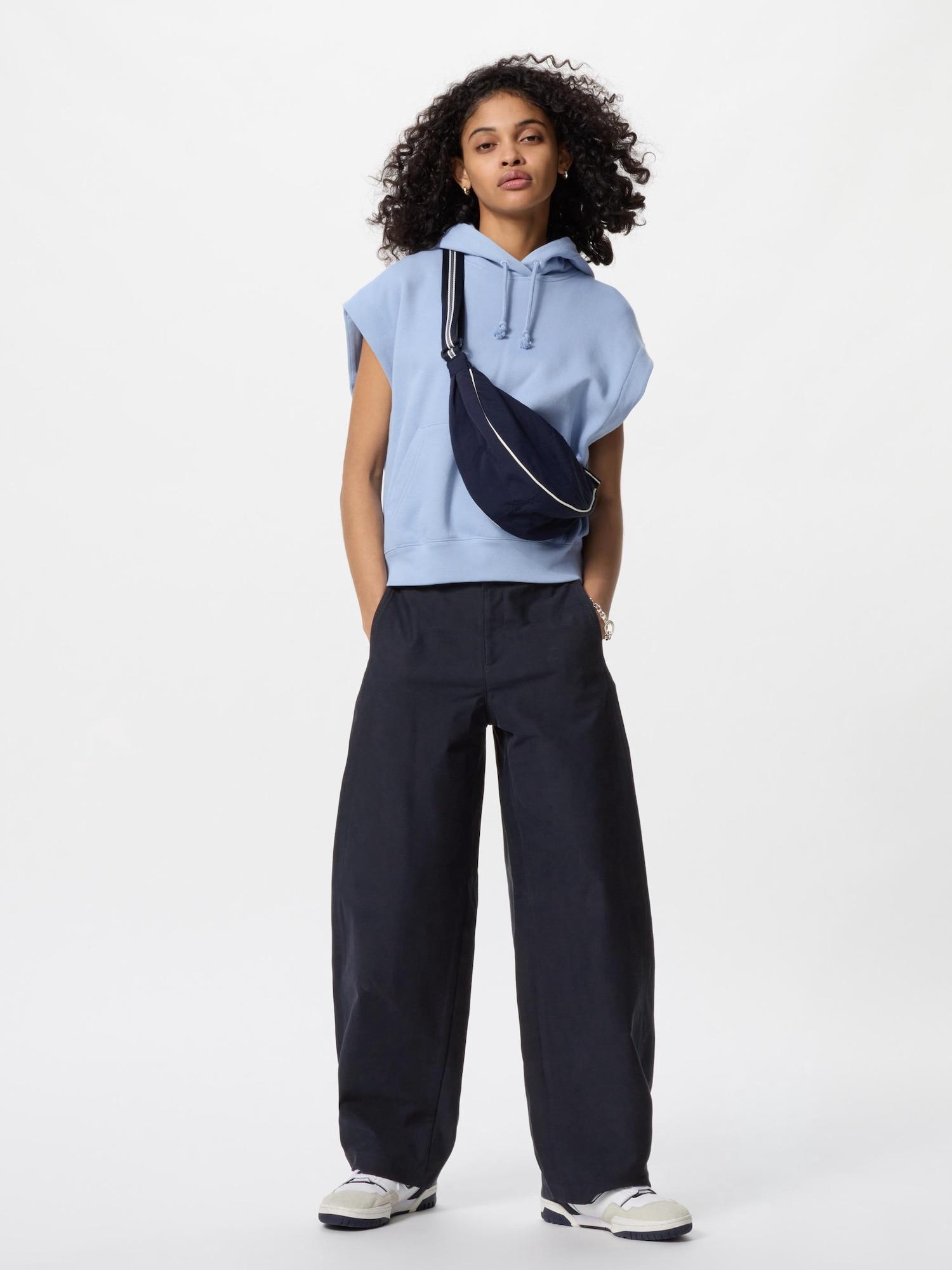 

Штаны Uniqlo Japan Jersey Barrel Leg 69 NAVY/M