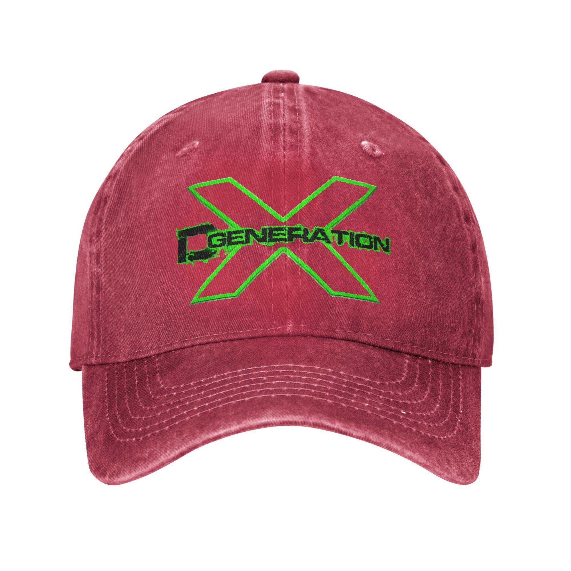 

Унисекс Шляпы с принтом логотипа D-Generation X Повседневные Потертые Выстиранные борцы Рестлинг Бейсболка Регулируемая One Size