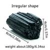 Natural Black Tourmaline Raw Ore Stone Irregular Shape Tourmaline Mineral Specimen Healing Stone Crystal Rocks Collection Gift