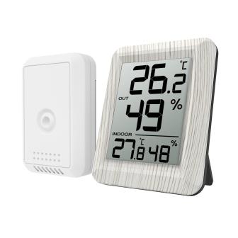 ORIA Digital Thermometer LCD Indoor Outdoor Thermometer Temperature Wireless Temperature Sensor Thermometer for Home Office Room