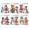Diamond Painting Christmas Cards Diamond Painting Greeting Cards DIY Diamond Art Cards Arts Crafts for Birthday Thanksgiving Day