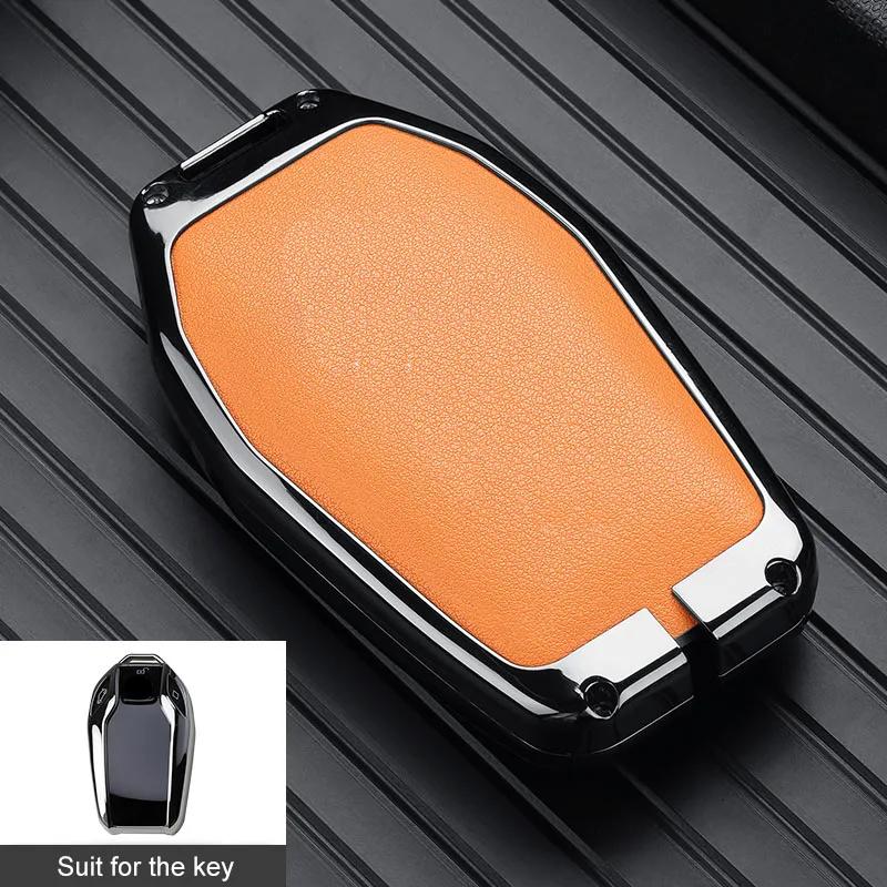 Zinc Alloy for BMW G30 G12 G11 G32 G31 5 7 Series I8 I15 G01 X3 X4 G02 G05 X5 G07 X7 LED Display Smart Remote Car Key Case Cover