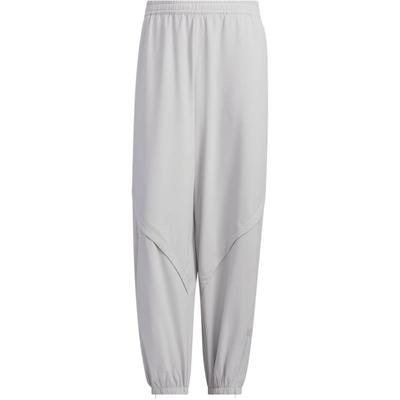 Future Style Woven Trousers Color Block Loose Fit Sports Casual Pants Men Bottoms Light-Gray Bright-White JL9988