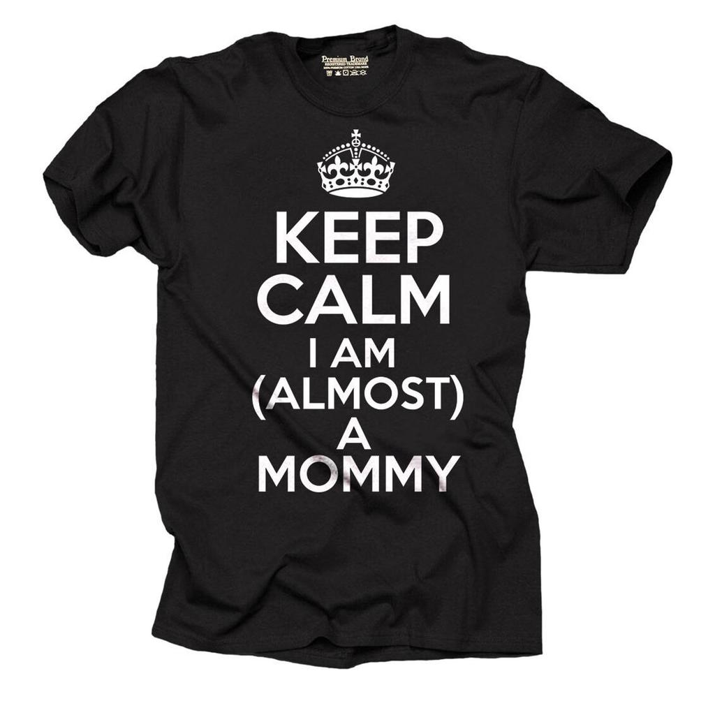 Future Mommy Baby announceUnisext Mother T shirt Future mom Keep calm tee shirt