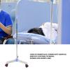 Adjustable IV Pole Stainless Steel IV Drip Stand Infusion Holder with 2 Hooks & Wheels for Home Clinic