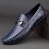 Leisure Walk Loafers Men Genuine Leather Handmade Slip On Flats Luxury Brand Casual Driving Shoe New Man Moccasins Walking Shoes