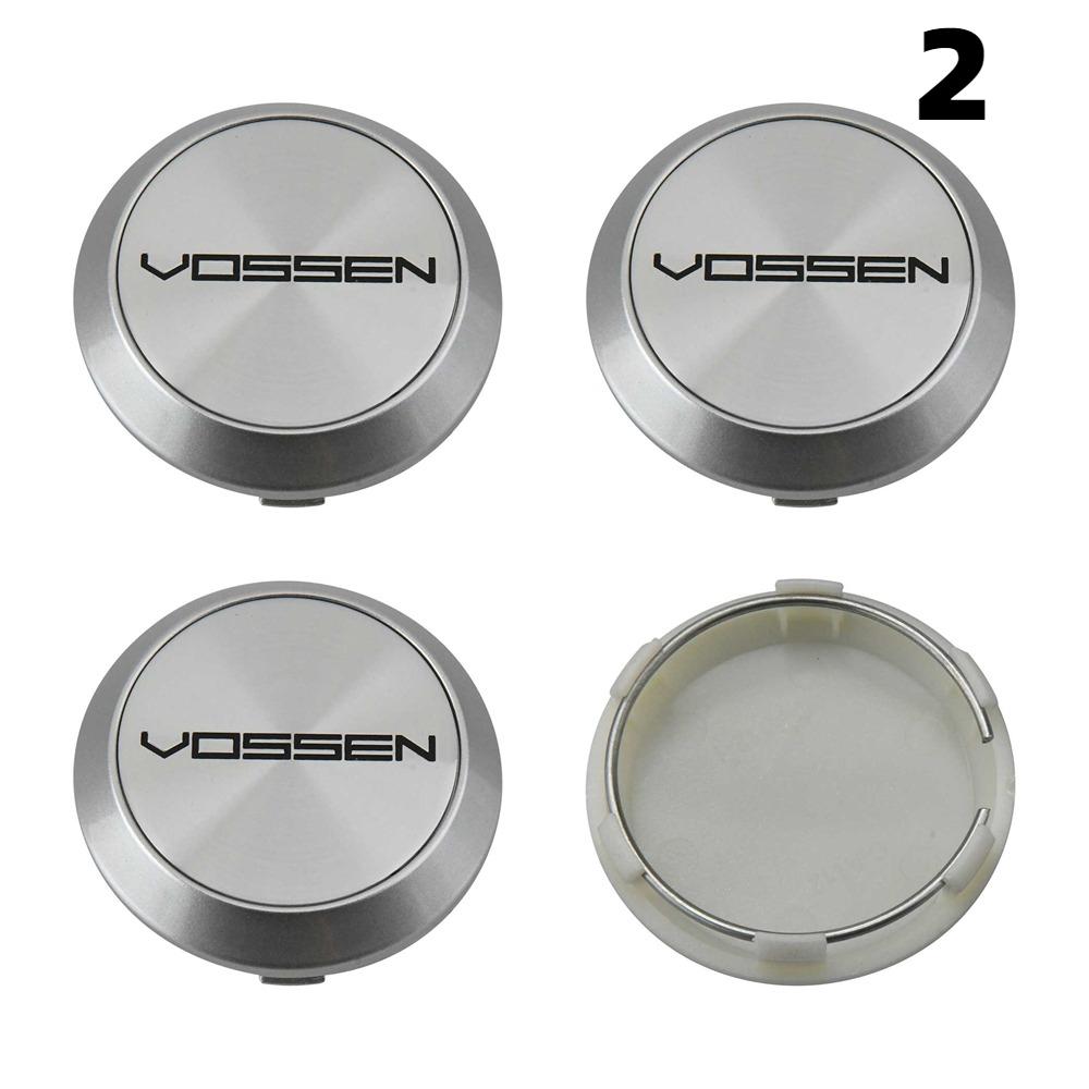 4PCS New 64MM OD / 60MM ID Rim Caps VOSSEN Emblem Wheel Center Cap Wheel Cover Hub caps Sport Car Logo Tire Accessories