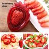 Stainless Steel Strawberry Slicer - Effortlessly Cut and Serve Fresh Fruit and Vegetables