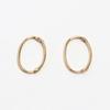 Less Is More 14K Gold Oval Earring (s)