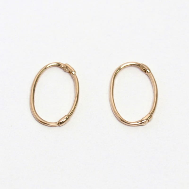 Less Is More 14K Gold Oval Earring (s)