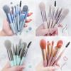 Yumoyuan 8-Piece Mini Makeup Brush Set: Portable, Soft Foundation & Eye Shadow Brushes