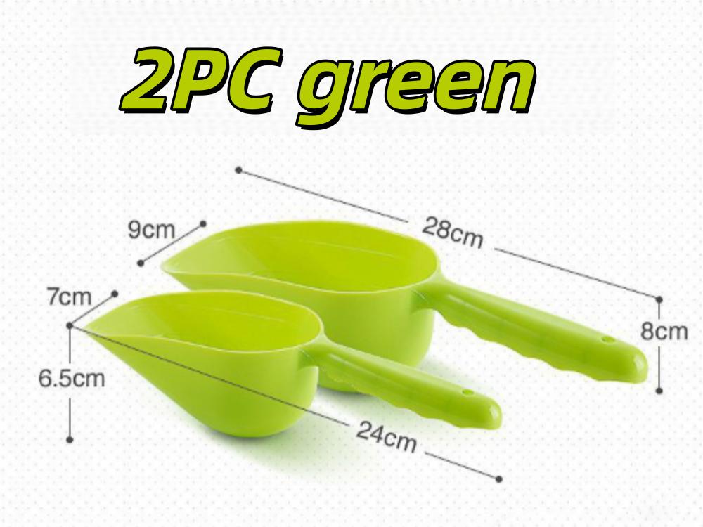 

2-Pack Pet Food Scoop Set, Convenient Measuring Dog Cat Food Spoon with Large Small Sizes, Lightweight Pet Feeding Scoop