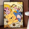 Disney Diamond Painting Kit Unframed, Winnie the Pooh & Friends, Classic Style Home Decor Craft, Perfect Gift Idea