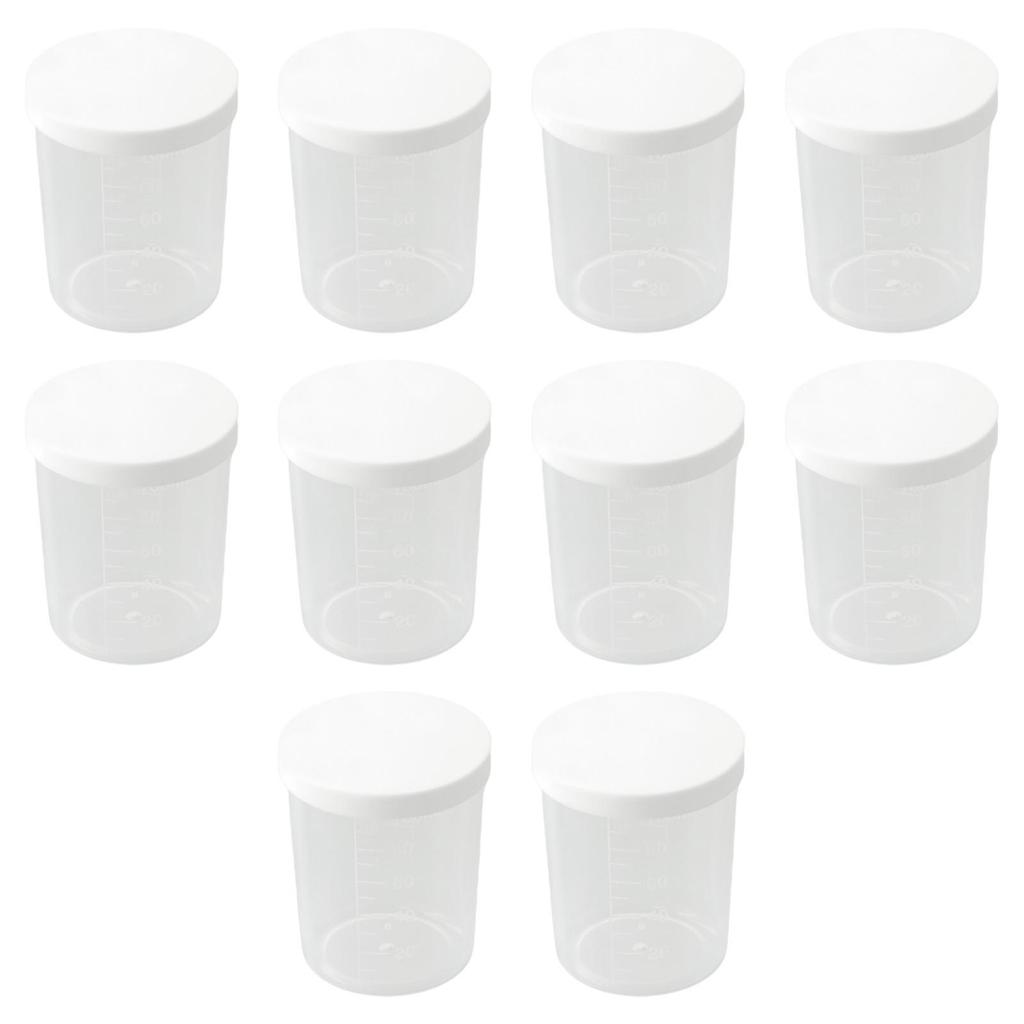 10Pcs Measuring Cups With Scale For Measure Small Amounts Of Liquids And Samples