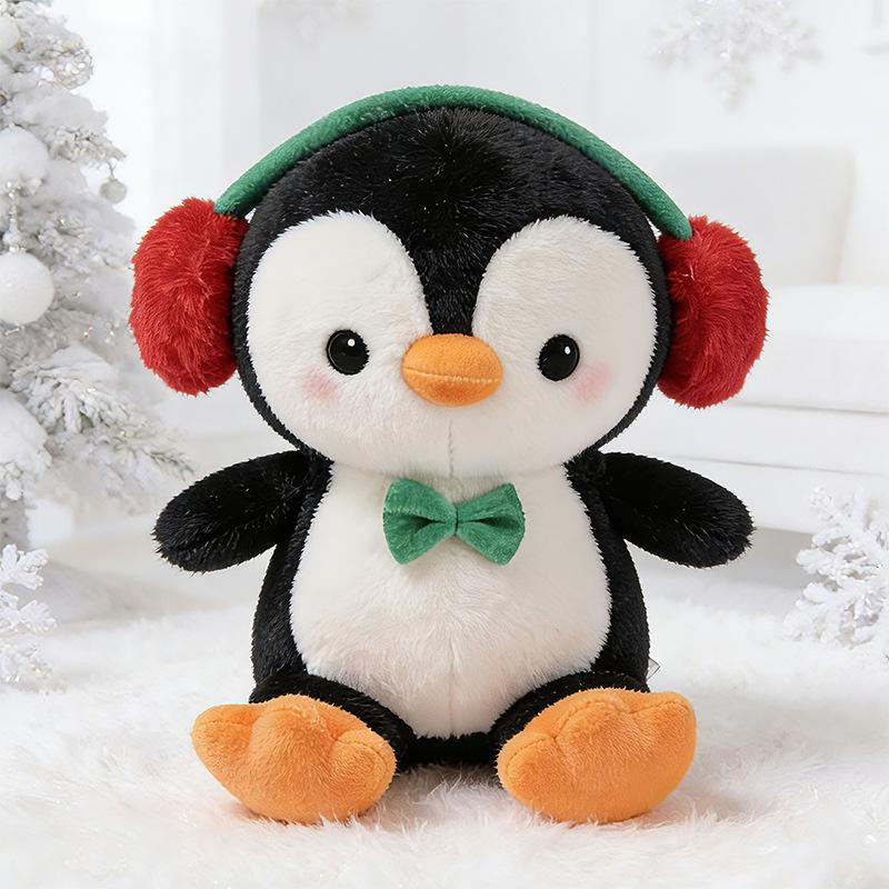 Cute Christmas Plush Doll Snowman Gingerbread Man Christmas Tree Santa Claus Doll Holiday Decoration Gift