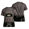 Herren T-Shirt mit kurzen Ärmeln und Retro Festival Print, lockere Passform, lässiges Sommer Top