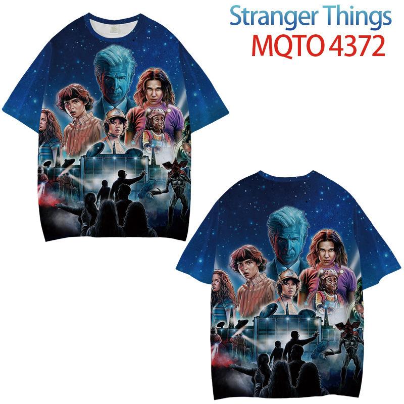 

Stranger Things Peripheral Clothes Digital Printing Short Sleeve Loose T-Shirt XS