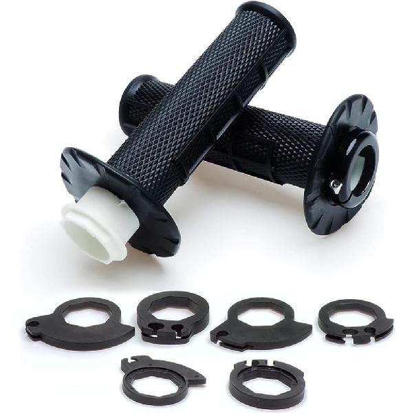 

Anti-Slip Lock on Twist Throttle Handlebar Grips for Motorcycle Dirt bike Motocross (Red) чёрный