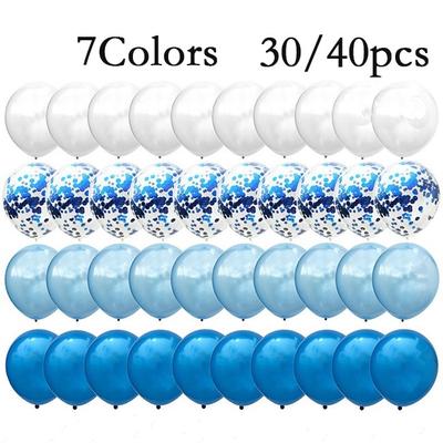 30 Stück/40 Stück Mix Rose Gold Konfetti Latex Ballon Geburtstag Hochzeit Ballons Party Dekoration
