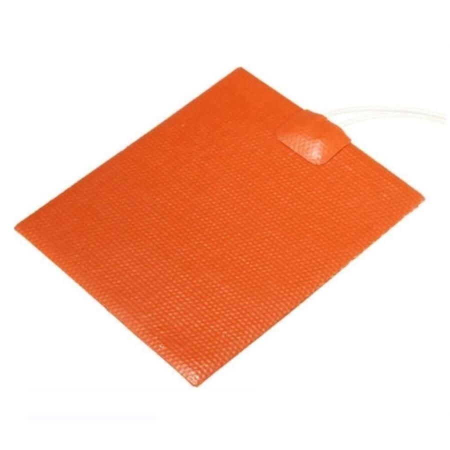 12V 24V 110V 220V Silicone Rubber Electric Heating Pads 3M Adhesive Sticker Thermal Heater Baking Mat NTC 100K Thermistor Sensor