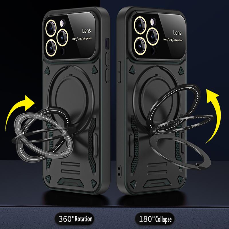 For Iphone 12 Shockproof Armor For Iphone 12 Pro Max Case Phone Ring Stand Bumper Silicone Phone Cover Capa For Iphone 12 Pro