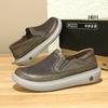 Men's Sporty Breathable Mesh Shoes Lightweight Comfortable Casual Slip-On Summer Shoes Round Toe Non-Slip Rubber Outsole