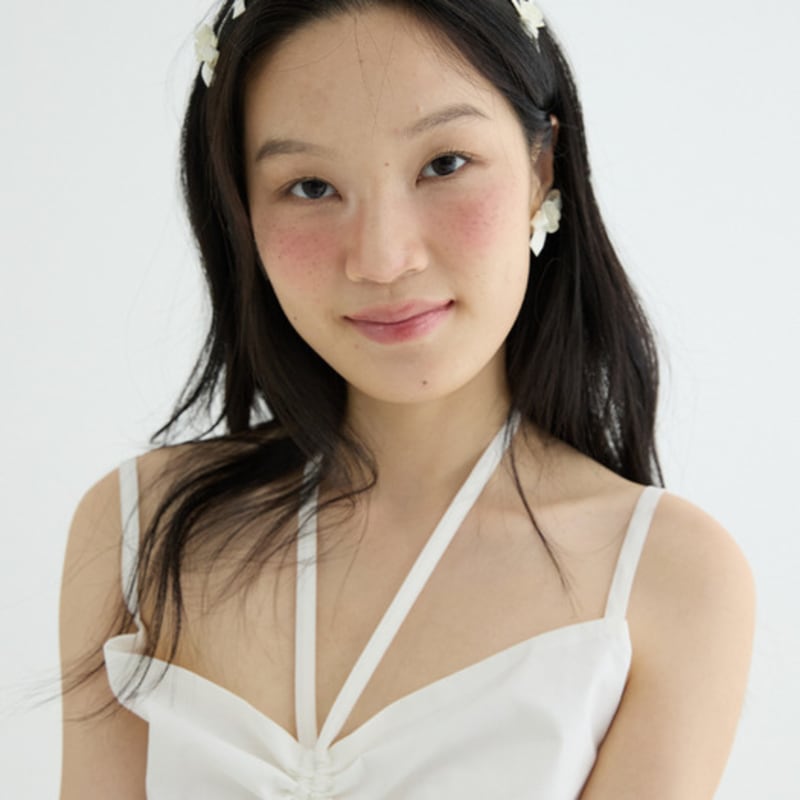 LOVUEE Frost Rose Headband with Cream color Bows