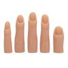 5 Pièces Doigt d'Entraînement en Silicone pour Ongles Haute Élasticité Articulation Pliable Modèle de Doigt d'Entraînement pour Ongles Épaissi pour Salon de Manucure