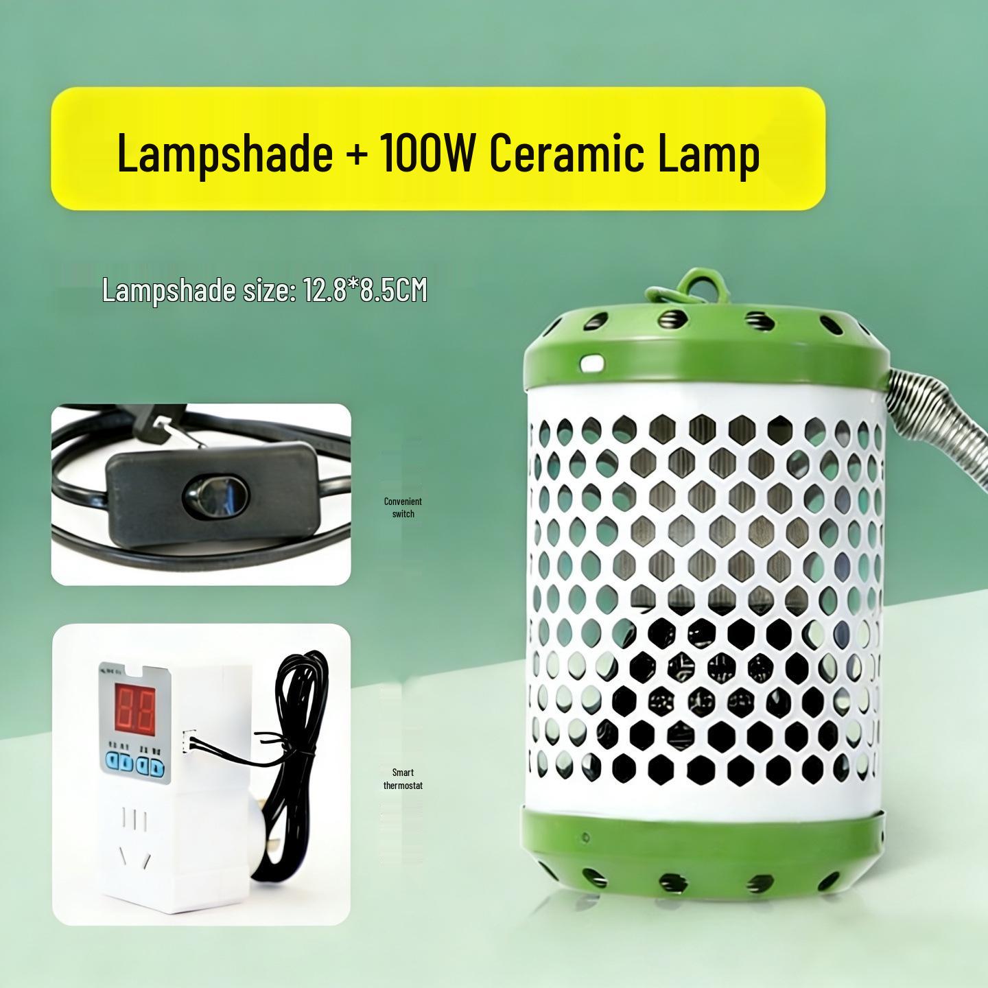 Papagaiļa un putnu būra apsildes lampa