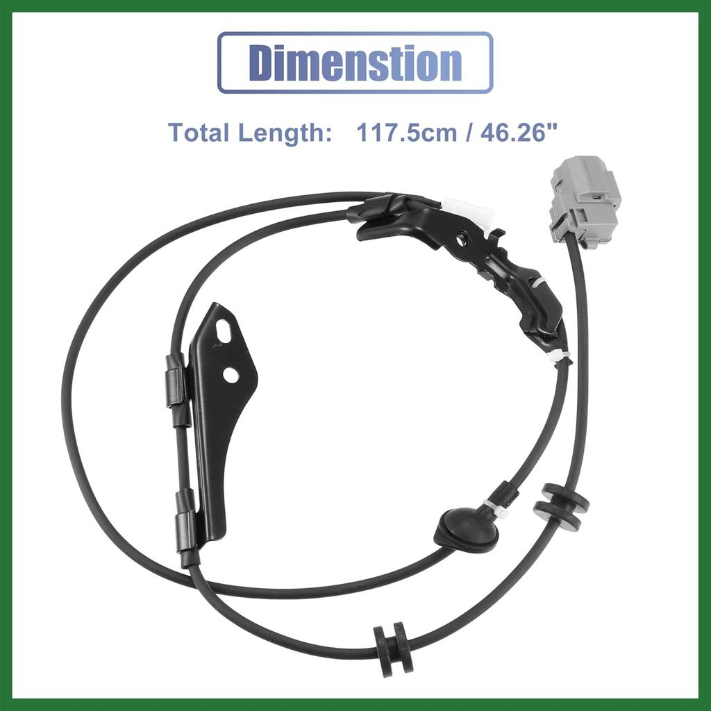 Motoforti ABS Wheel Speed Sensor Wiring Harness Rear Right 89516-02111 Replacement for Toyota Prius Hatchback 2010-2015 for Toyota Prius V 2012-2017