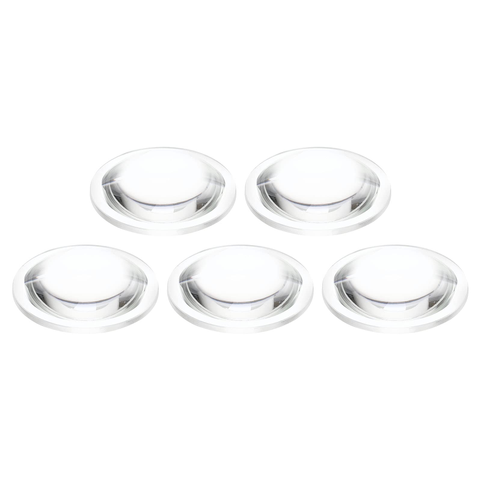 

PATIKIL Діаметр мм Висота мм 5 шт. Лінза Акрилова світлодіодна оптична опукла конденсорна лінза для світлодіодного ліхтарика Велосипедна фара Прозора 40,8 10,5