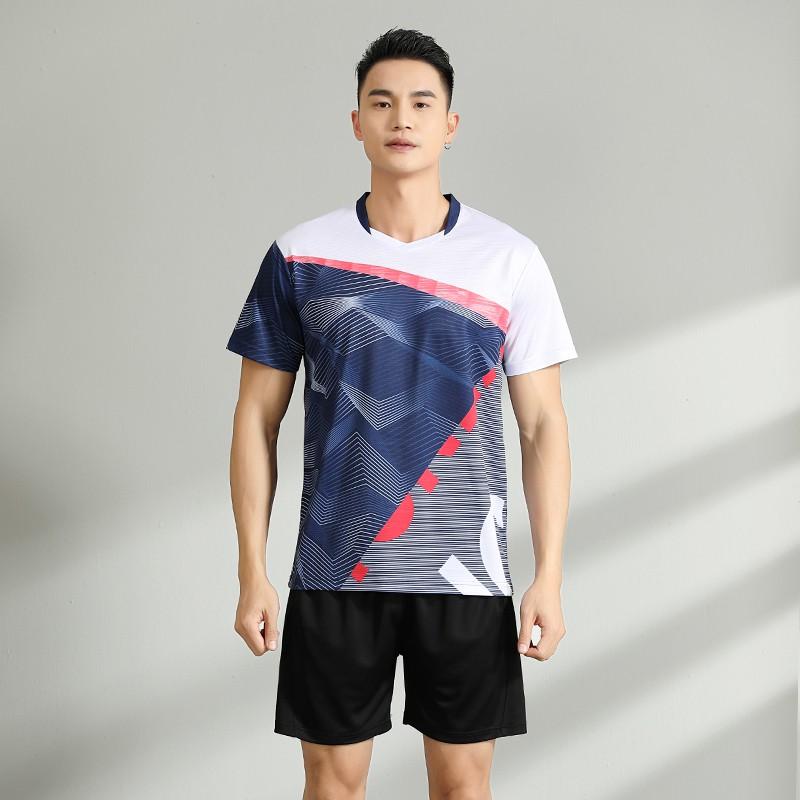 Quick Dry Badminton Shirt Shorts Set Men Women Tennis Table Volleyball Training Competition