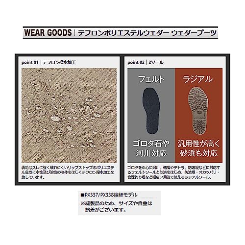 PROX Teflon Polyester Wathose (Radial), Größen 5L/6L, PX33825L6L