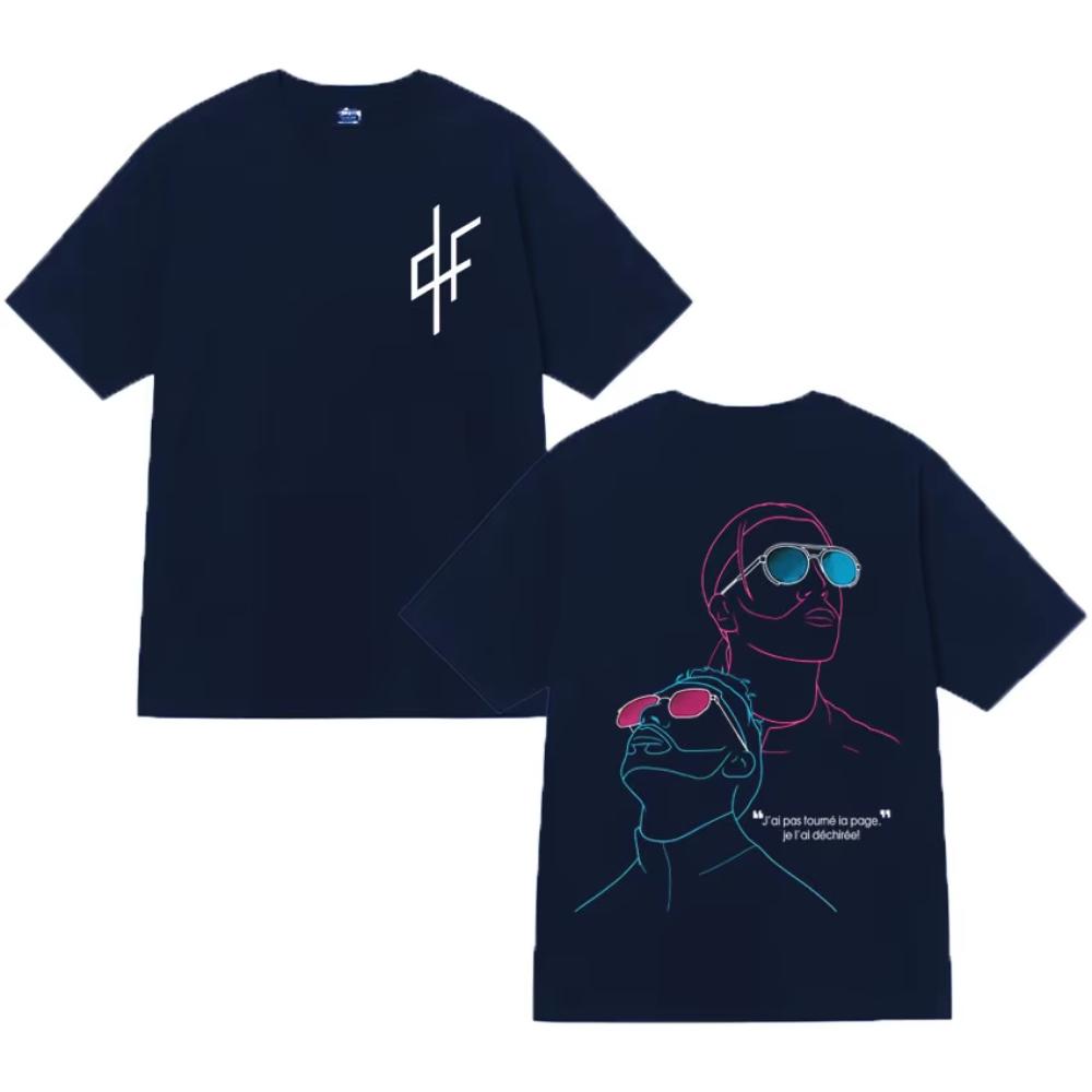 Francouzský rapper PNL Grafický potisk Trička Pánská Dámská Pohodlí Móda Vysoce kvalitní Trička Letní Nadrozměrná Ležérní Volná Trička