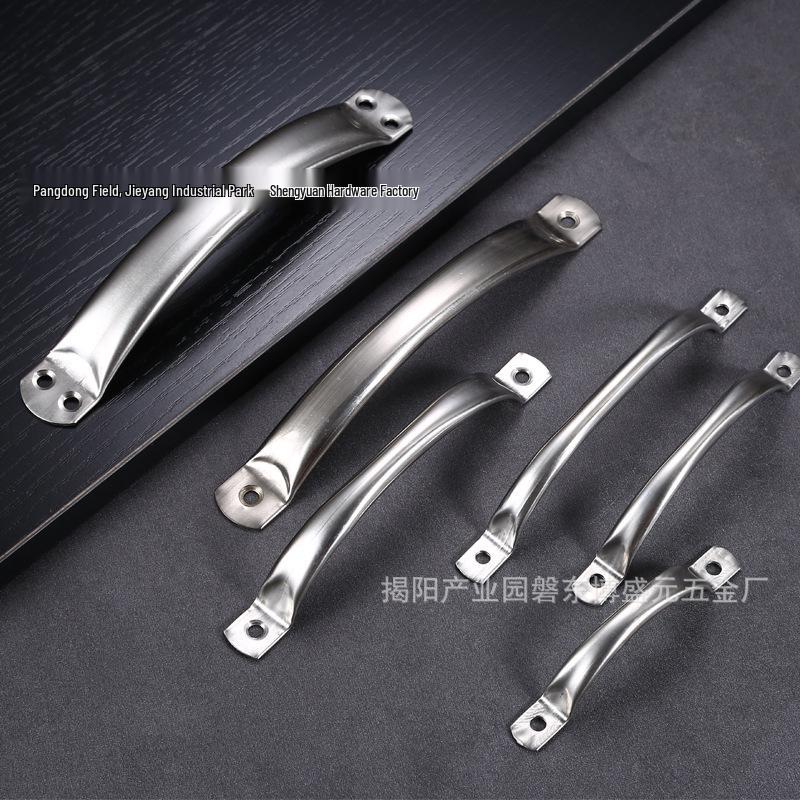 Modern Stainless Steel Round Tube Cabinet Door and Drawer Pull Handle