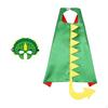 Dinosaur Costume Cape Mask Cosplay Accessories Party Robe Halloween Cloak for Fancy Dress Birthday