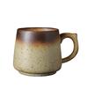 Ceramic Japanese Coarse Pottery Cup Retro Home Coffee Cup Creative Water Cup Breakfast Cup Ceramic Gift Cup