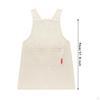 Cotton Apron, Cross Back Lightweight with 2 Front Pockets, Versatile Bib Apron for Cooking Waiters