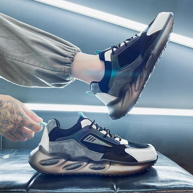 Men Casual High Top Shoes Low -Top Vulcanized Running Shose For  Platform Sneaker Increased Lightweight Breathable Sneakers