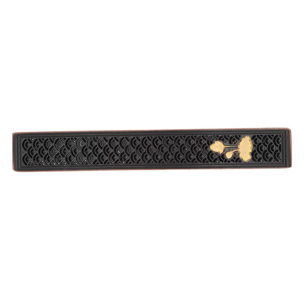 Lying Incense Box Aluminium Alloy Ornament Sandalwood Line Incense Box for Home Household